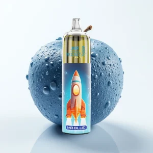 JNR Rocket-X 12400 Puffs Justerbar Luftstrøm RGB 1.2ohm Mesh Mr. Blå - Online Store