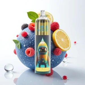 JNR Rocket-X 12400 Puffs Justerbar Luftstrøm RGB Blå Sitronade - Online Store
