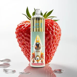 JNR Rocket-X 12400 Puffs Justerbar Luftstrøm RGB Jordbær Is - Online Store