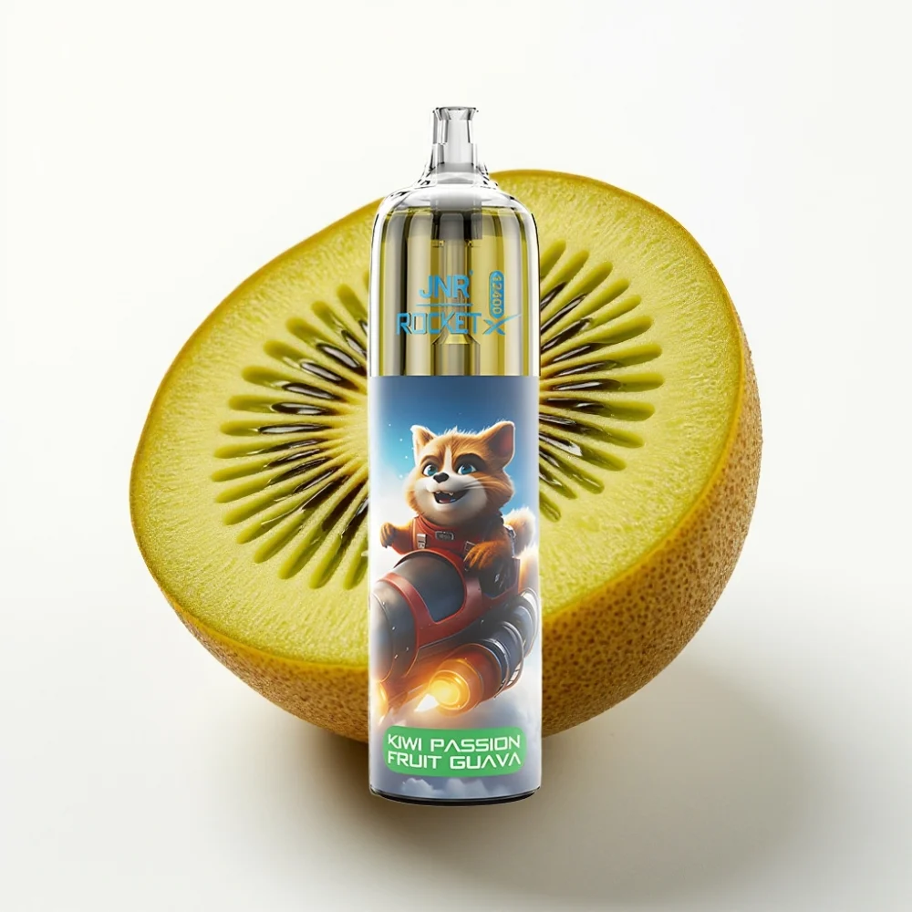 JNR Rocket-X 12400 Puffs Justerbar Luftstrøm RGB Kiwi Pasjons Guava - Online Store