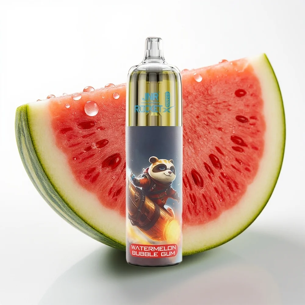 JNR Rocket-X 12400 Puffs Justerbar Luftstrøm Vannmelon Tyggegummi - Online Store - Image 2