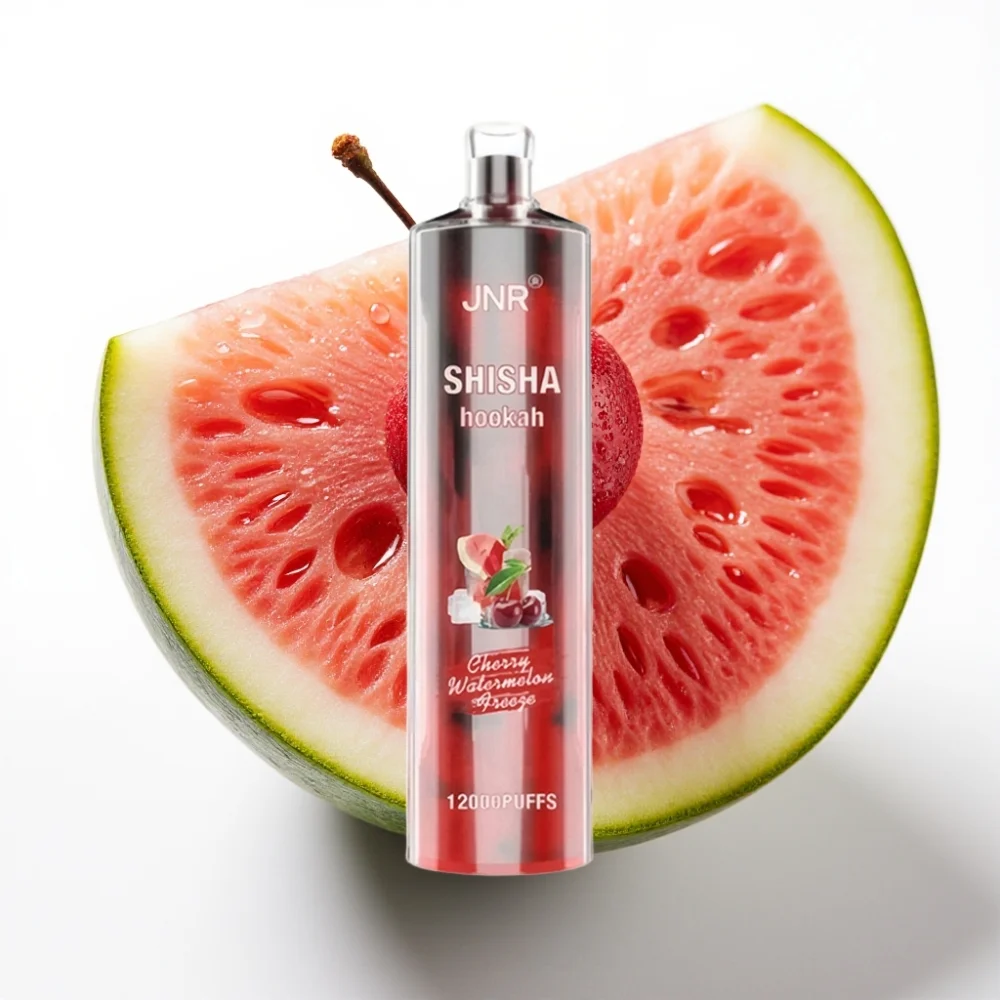 JNR Shisha Hookah 12000 Puffs 24ml Type-C Kirsebær Vannmelon - Online Store