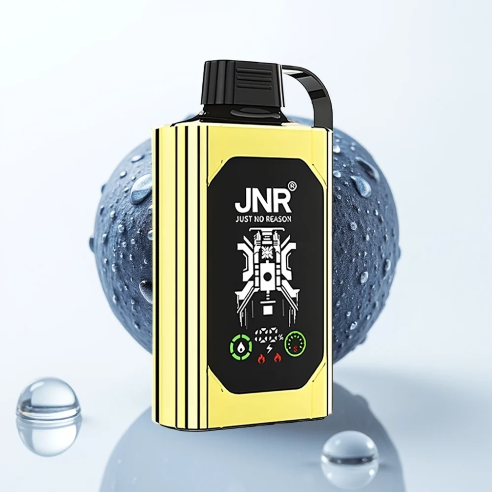 JNR Shisha Hookah Box 20500 Puffs Blåbær Is HD Skjerm 25ml Type-C - Online Store