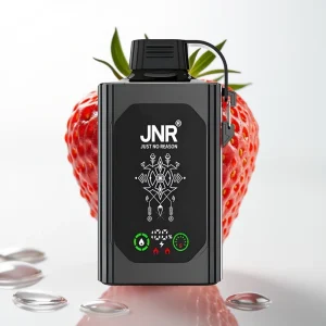 JNR Shisha Hookah Box 20500 Puffs HD Display Jordbær Is Type-C - Online Store