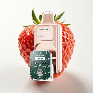 JNR VapeWatch 30000 Puffs Jordbær Banan 19mL 5% Dual Mesh - Online Store