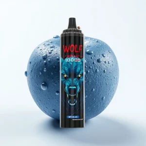 JNR Wolf Niplo 10000 Puffs 20ml Mr Blå Mesh 1.0 Ohm - Online Store