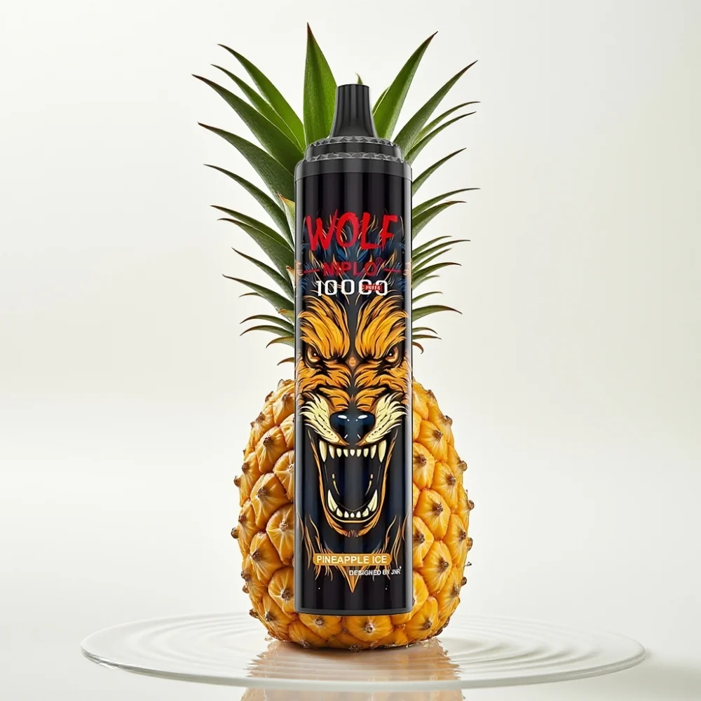 JNR Wolf Niplo 10000 Puffs Ananas Is 20ml 5% Type-C - Online Store