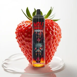 JNR Wolf Niplo 10000 Puffs Jordbær Mojito 20ml 5% Type-C - Online Store