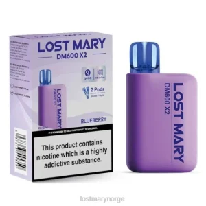 LOST MARY Flavours - lost mary dm600 x2 engangsvape blåbær RB2V189 - Online Store