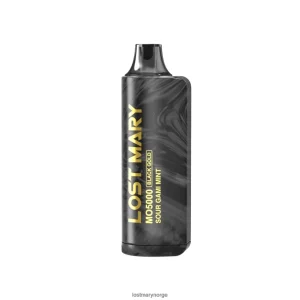 LOST MARY mo5000 sort gull engangs 10ml syrlig gami mynte 600D604 | JNR Vape Review - Online Store
