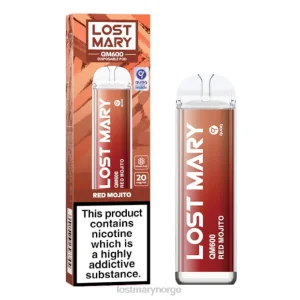 LOST MARY Norge - tapt mary qm600 engangsvape rød mojito RB2V164 - Online Store