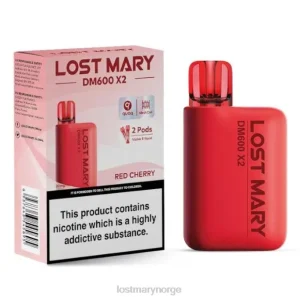 LOST MARY Online Store - lost mary dm600 x2 engangsvape rødt kirsebær RB2V198 - Online Store