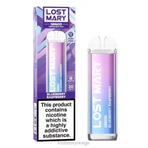 LOST MARY Online Store - tapt mary qm600 engangsvape blåbær bringebær RB2V158 - Online Store