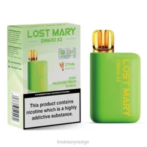 LOST MARY Vape Flavors - lost mary dm600 x2 engangsvape kiwi pasjonsfrukt guava RB2V193 - Online Store