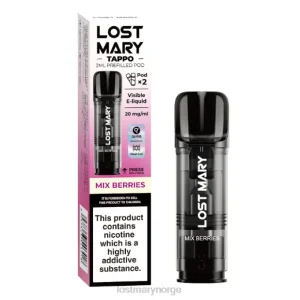 LOST MARY Vape Flavors - lost mary tappo ferdigfylte belg - 20mg - 2pk bland bær RB2V183 - Online Store