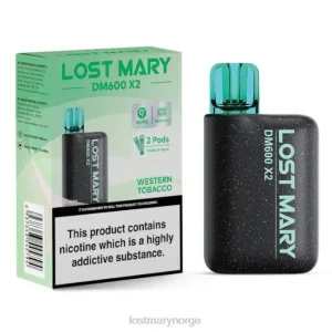 LOST MARY Vape Norge - lost mary dm600 x2 engangsvape vestlig tobakk RB2V201 - Online Store