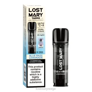LOST MARY Vape Norge - lost mary tappo ferdigfylte belg - 20mg - 2pk blå razz lemonade RB2V181 - Online Store