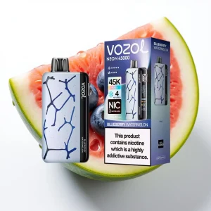 Vozol Neon 45K 45000 Puffs Isbar Justerbar Luftstrøm Blåbær Vannmelon - Online Store