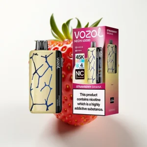 Vozol Neon 45K 45000 Puffs Justerbar Is & Luft Strawberry Banan - Online Store