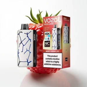 Vozol Neon 45K 45000 Puffs Justerbar Is og Luft Berry Kirsebær Lime - Online Store