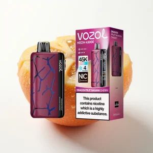 Vozol Neon 45K 45000 Puffs Justerbar Is og Luftgjennomstrømming Disposable Vape Dragefrukt Banan Kirsebær - Online Store